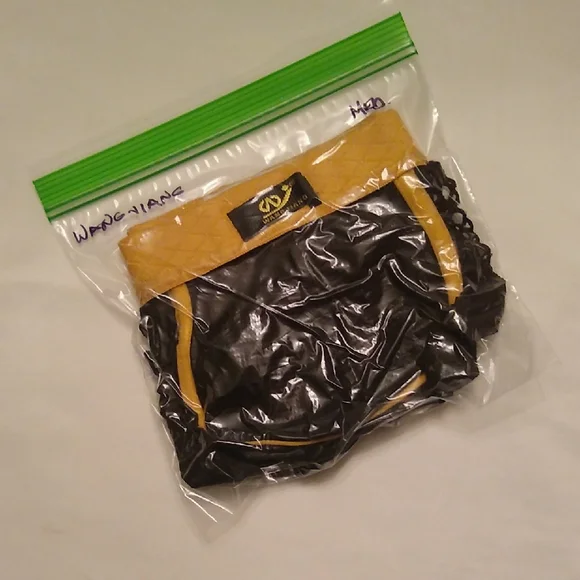 Black and Yellow Mesh Briefs - Picture 7 of 7